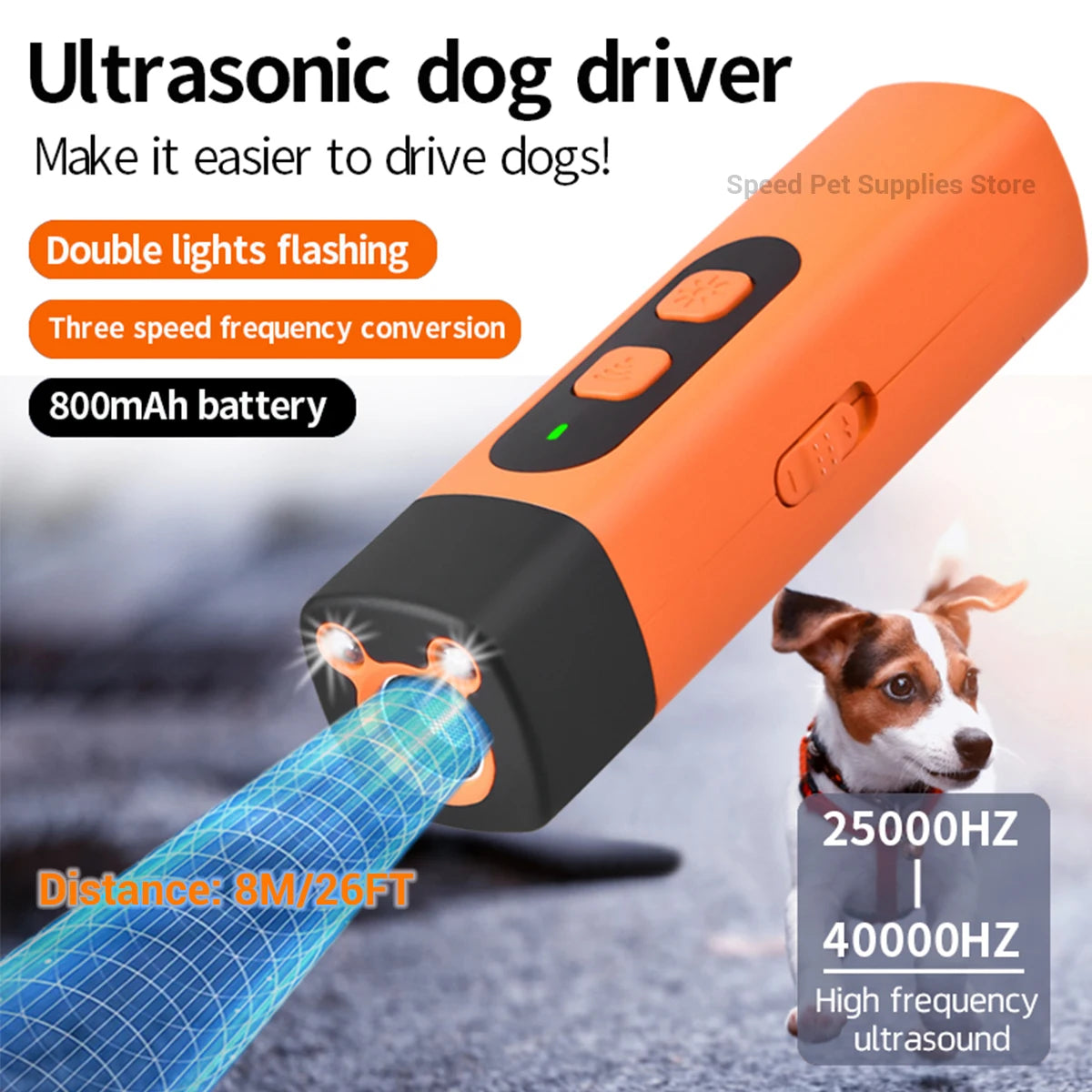 SilentDog™-Dispositivo Antiabbaio a Ultrasuoni